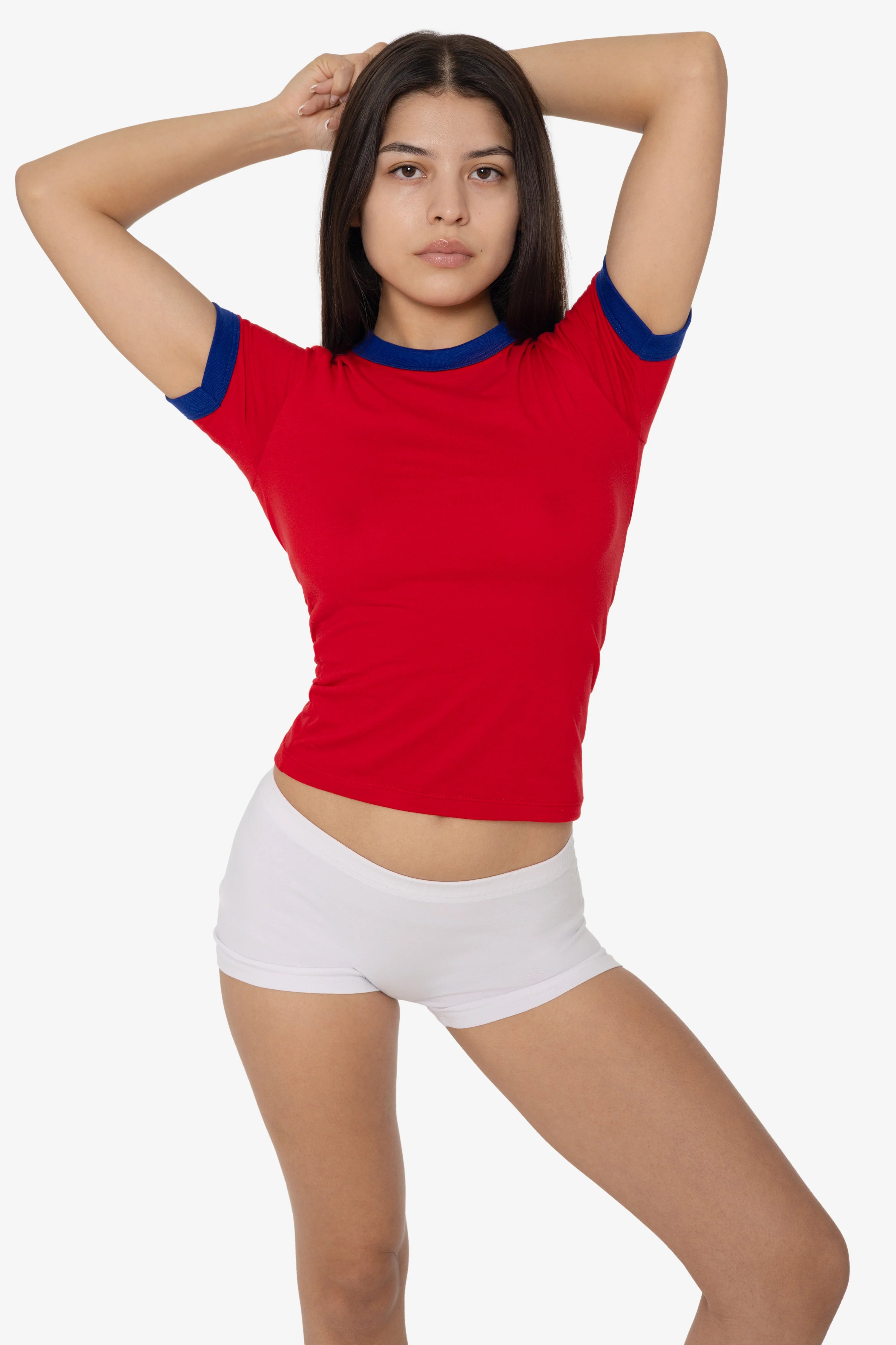 Poly Cotton Ringer Tee