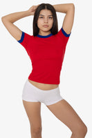 Poly Cotton Ringer Tee