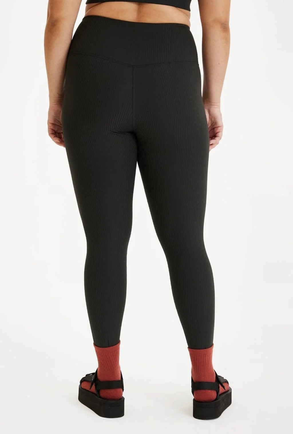 Rib High Rise Leggings