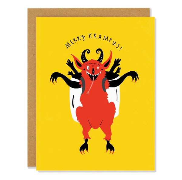 Krampus Greeting Card