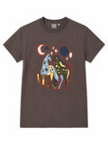 Fire Horse T-Shirt - Vintage Black