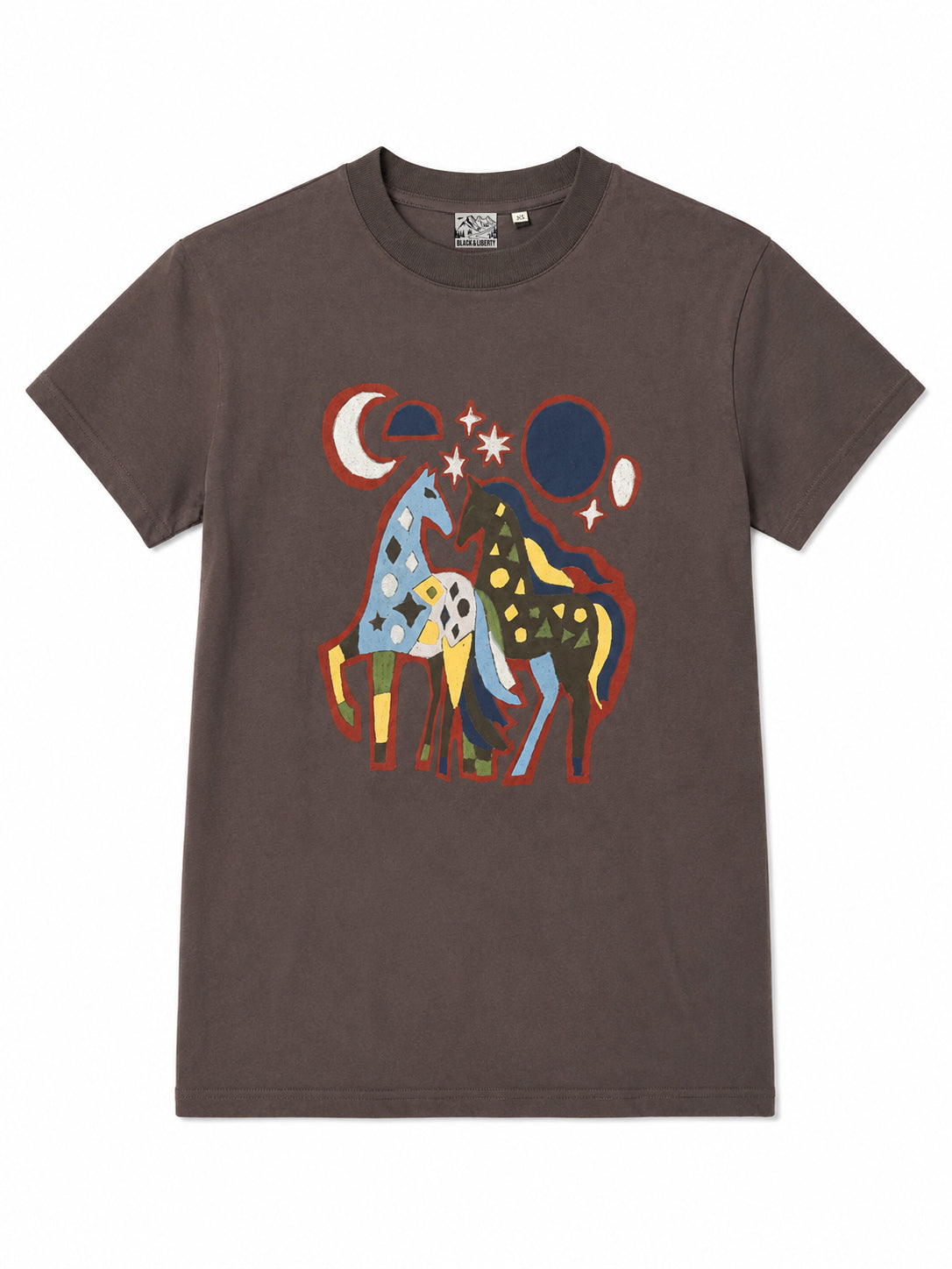 Fire Horse T-Shirt - Vintage Black
