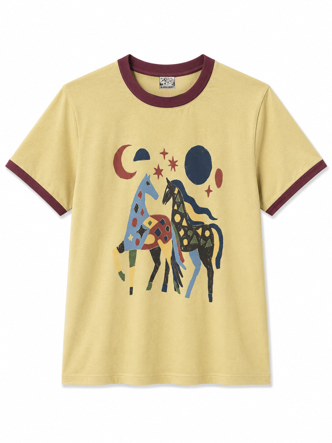 Fire Horse T-Shirt - Butter Yellow