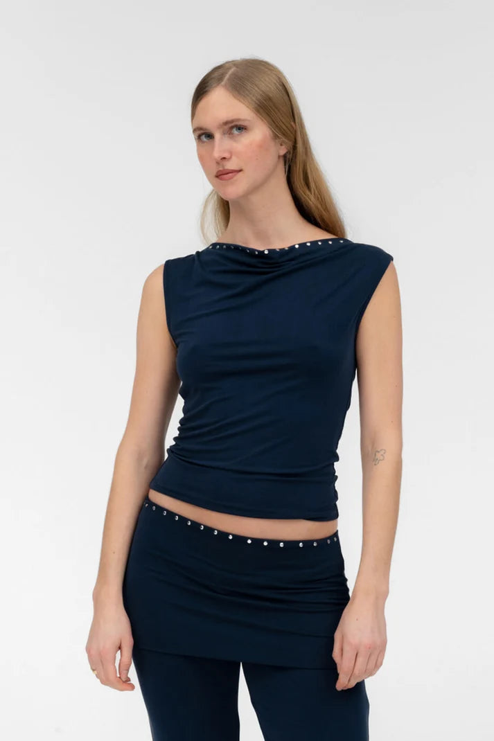 Briza Top - Navy