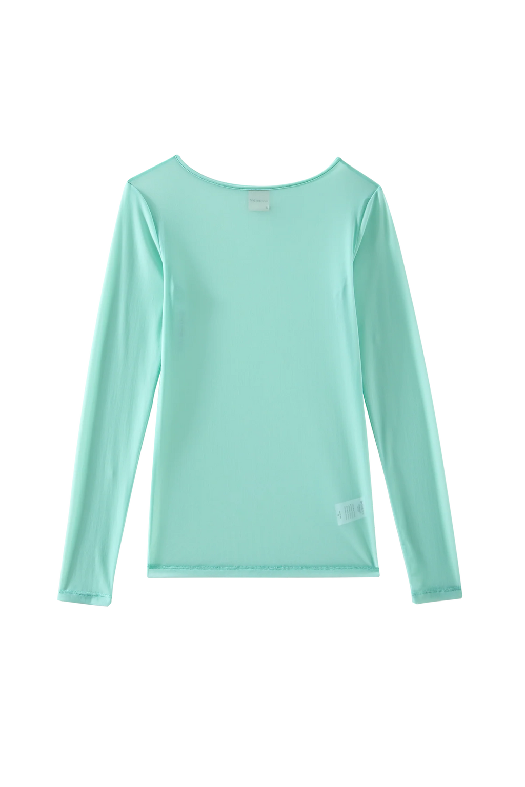 Boatneck Long Sleeve Top - Mint
