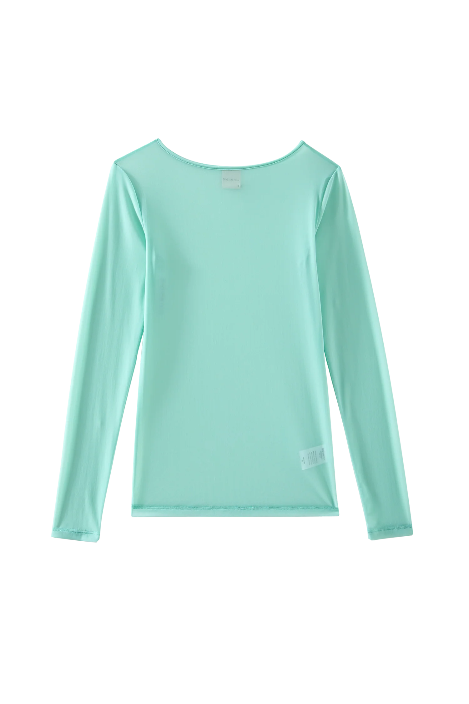 Boatneck Long Sleeve Top - Mint