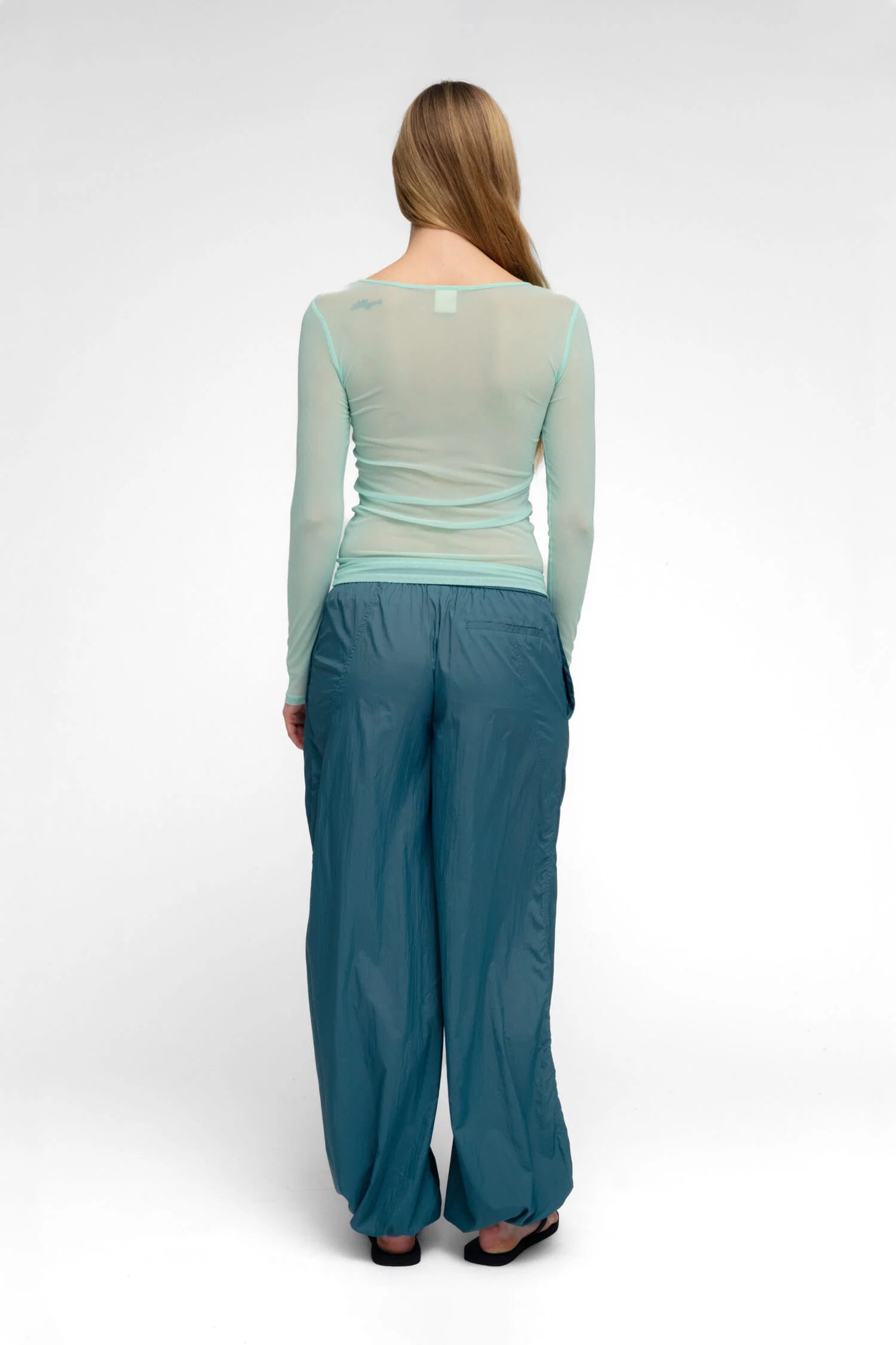 Boatneck Long Sleeve Top - Mint