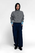 Siel Cardigan - Navy/White