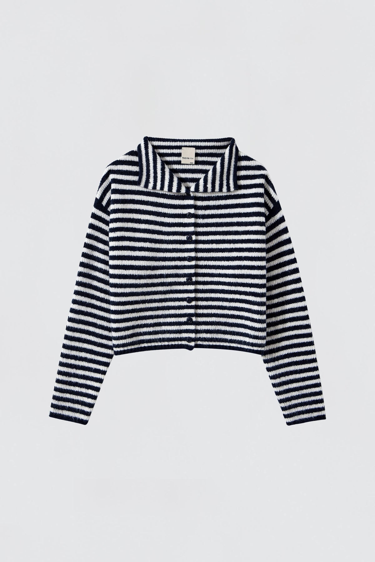 Siel Cardigan - Navy/White