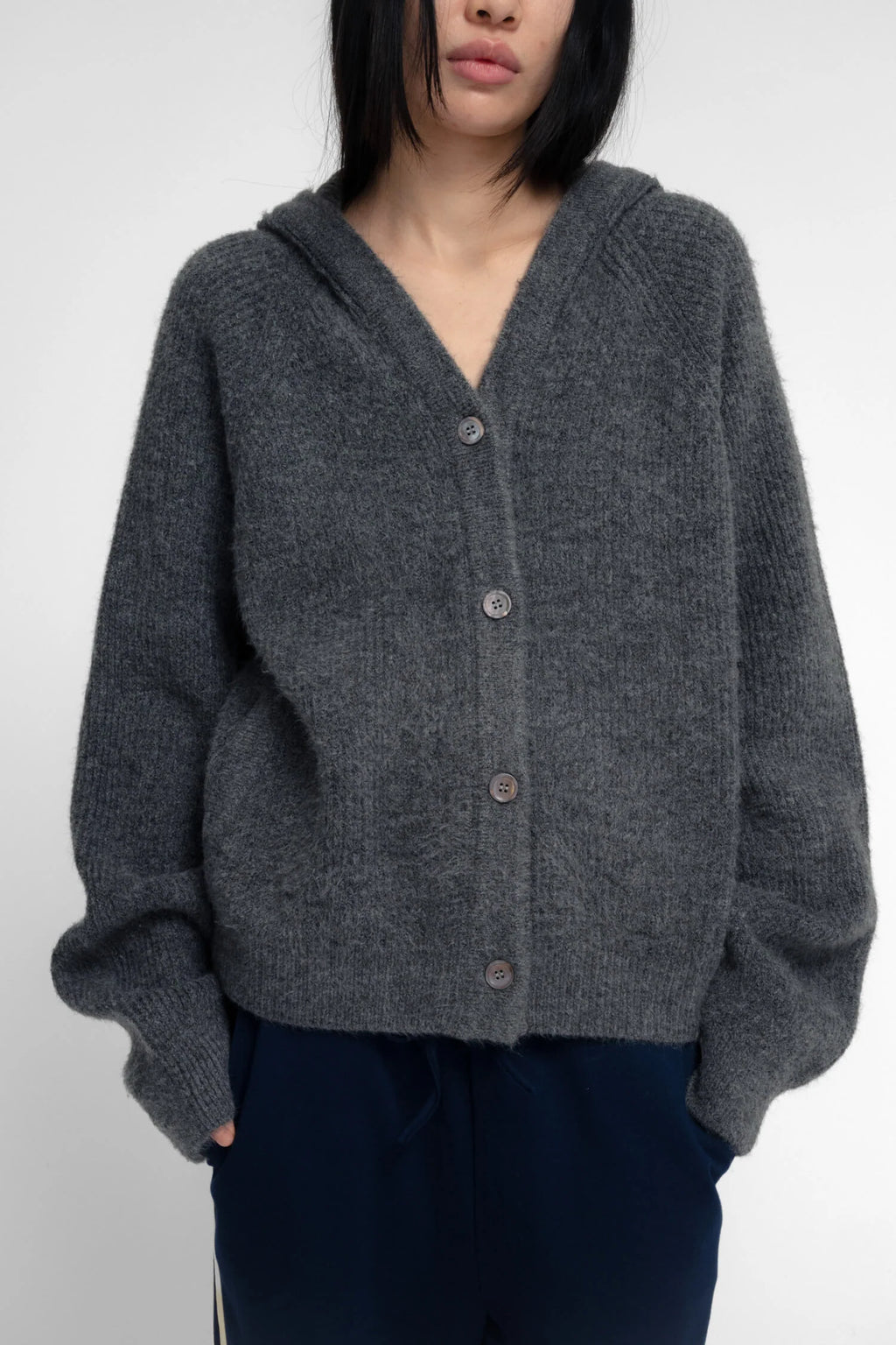 Rael Cardigan - Heather Grey