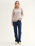Knit Herringbone Pullover - Taupe