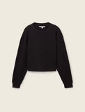 Cropped Structured Crew Thermal