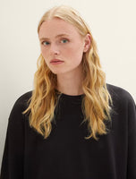 Cropped Structured Crew Thermal