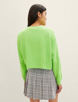 Cropped Structured Crew Thermal