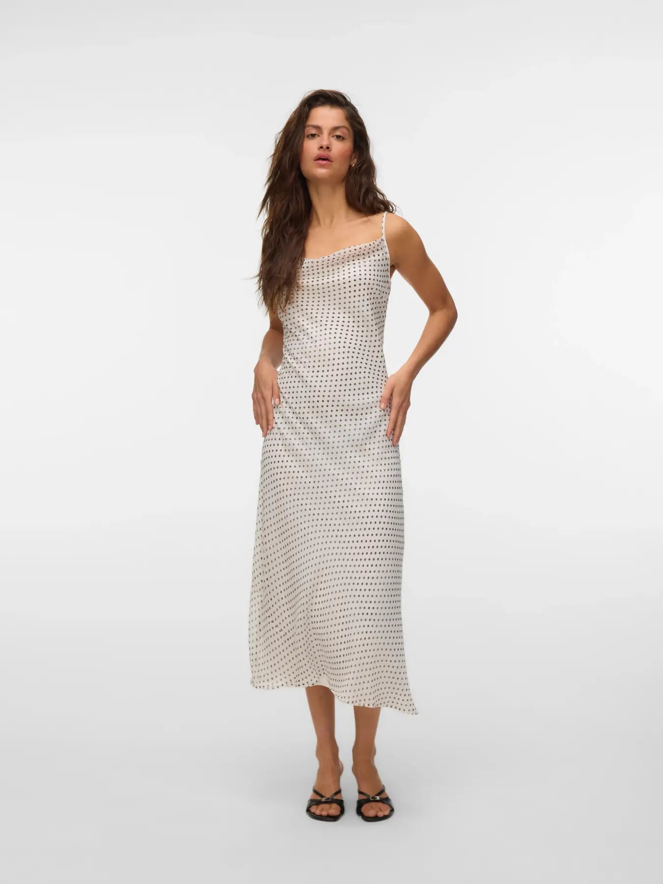 Smilla Sleeveless Waterfall Dress