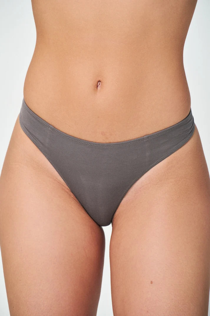 Mineral Low Profile Thong - Iron