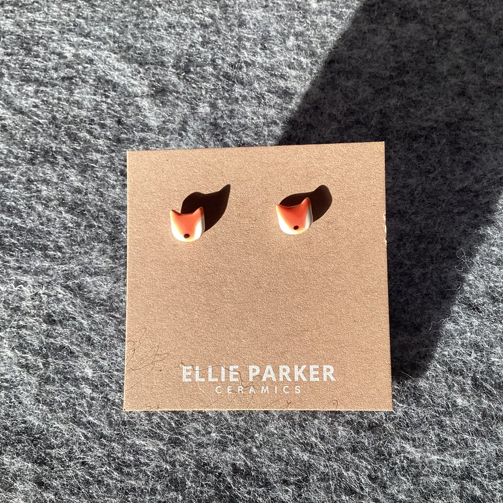 Mr Foxy Cleopatra Ceramic Fox Earrings