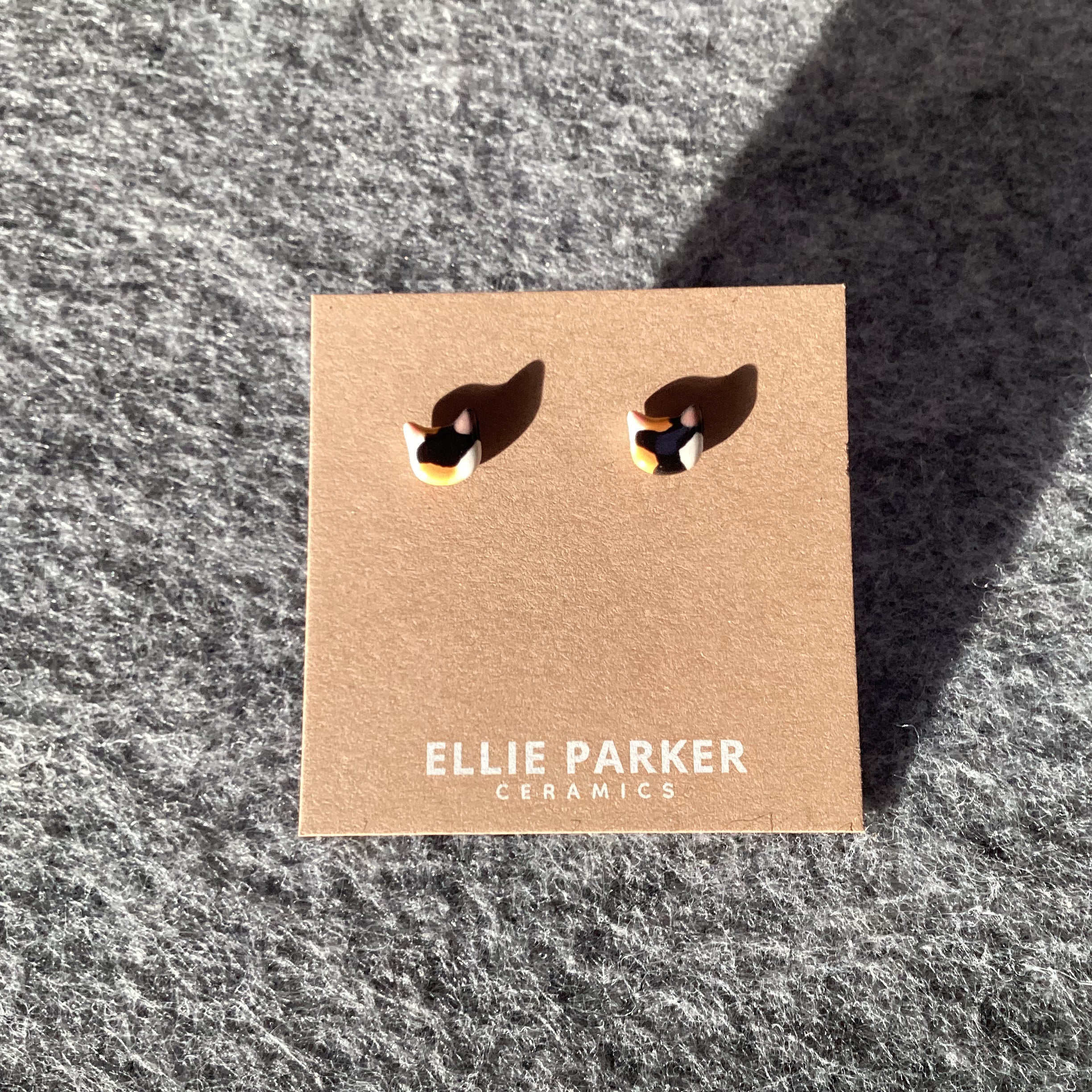 Tammy's Collection Ceramic Cat Earrings