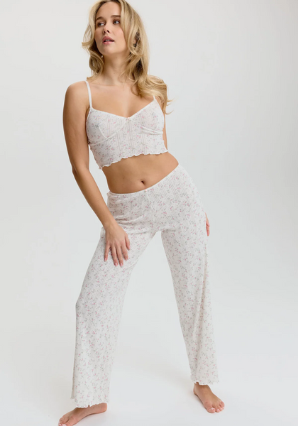 Dream Cotton Pointelle Pant - Charm