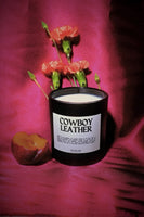 Cowboy Leather Candle