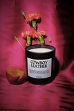 Cowboy Leather Candle