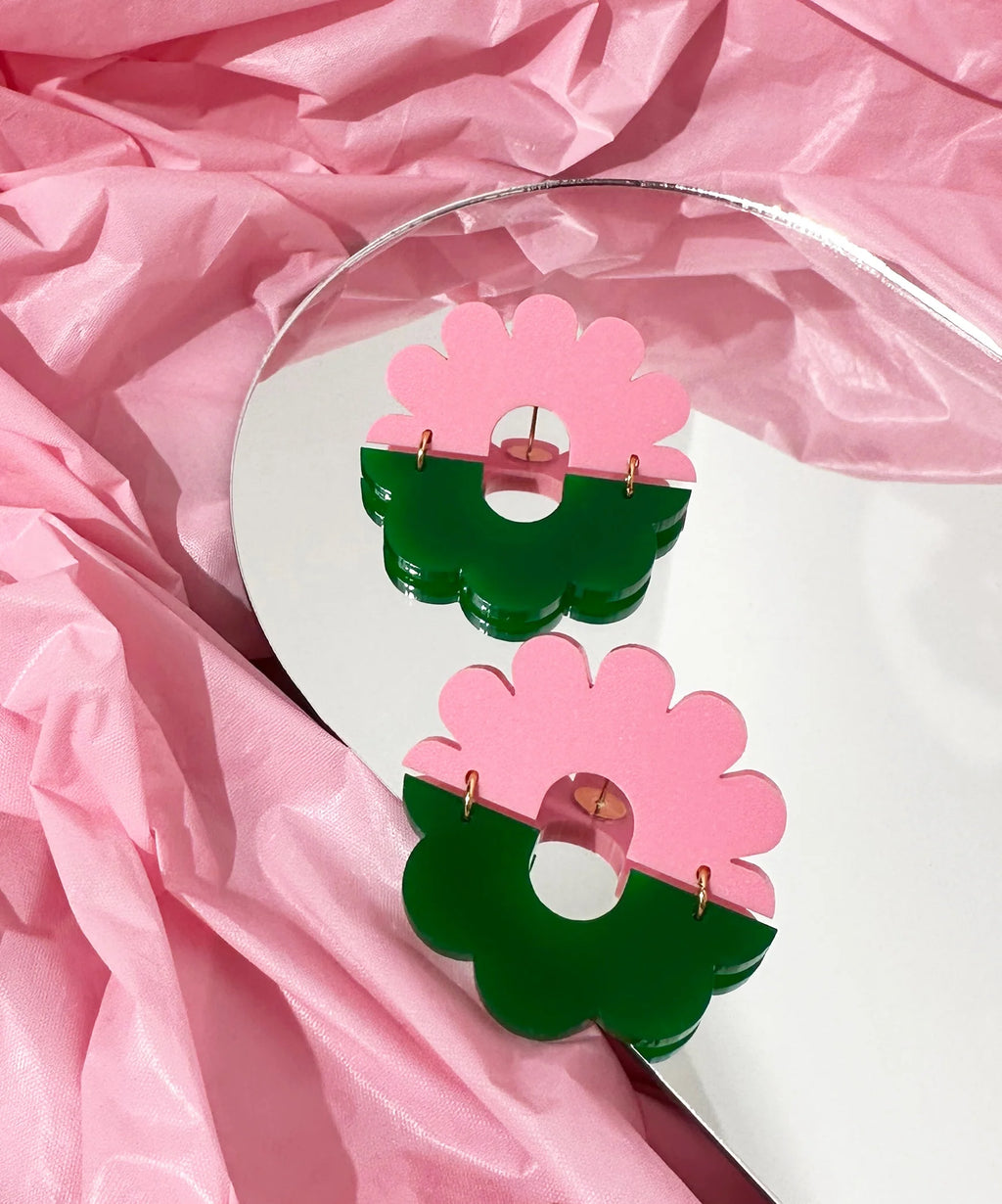 Flourish Duo Stud Earring - Small