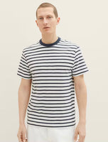 Textured Stripe T Shirt