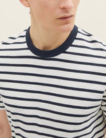 Textured Stripe T Shirt
