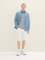 Textured Stripe T Shirt