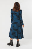 Lano GOTS Dress - Blue & Black