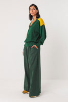 Adriana GOTS Sweater - Green Multi