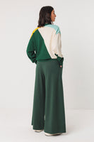 Adriana GOTS Sweater - Green Multi
