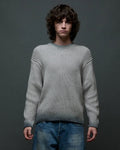 Ian Faded Wash Sweater - Grey