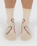 Crew Sock - Pink Bows