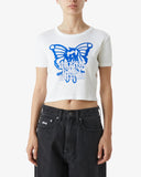 Dream Baby Cropped Emma Tee - White