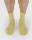 Crew Sock - Straw Happy