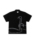 Cliff Embroidered Woven - Black