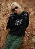 Cygnet Recycled Crewneck Jumper - Black