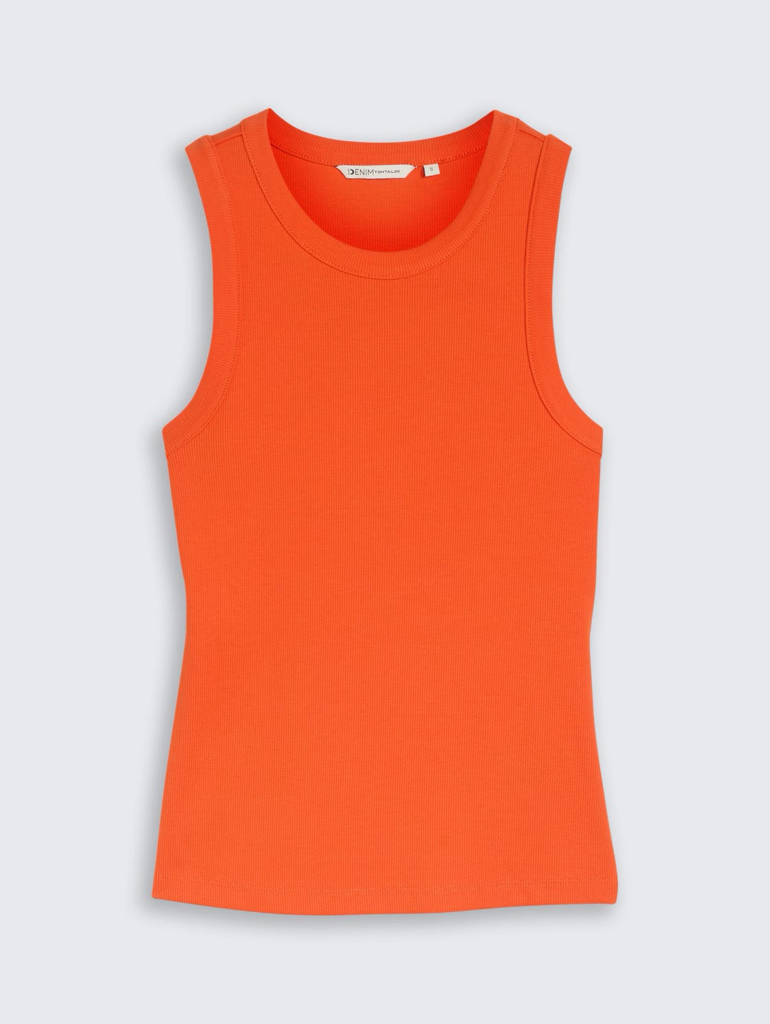 Racerback Rib Tank - Fiery Red