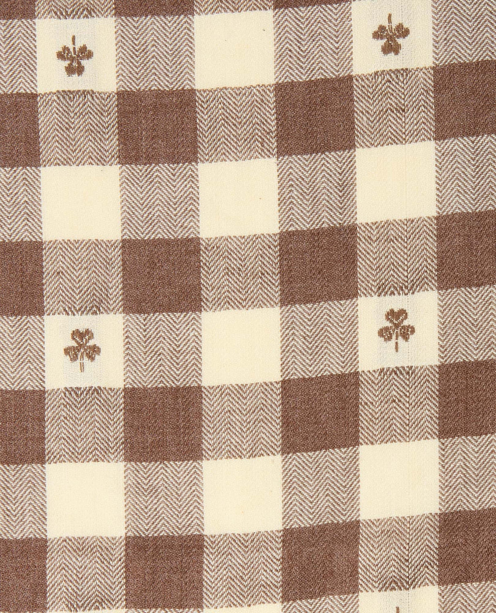 Re-form Flannel Shirt - Chestnut Dobby