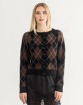 Little Sister Cardigan - Argyle