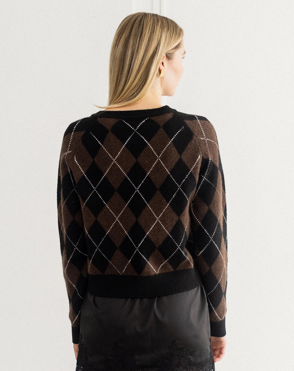 Little Sister Cardigan - Argyle