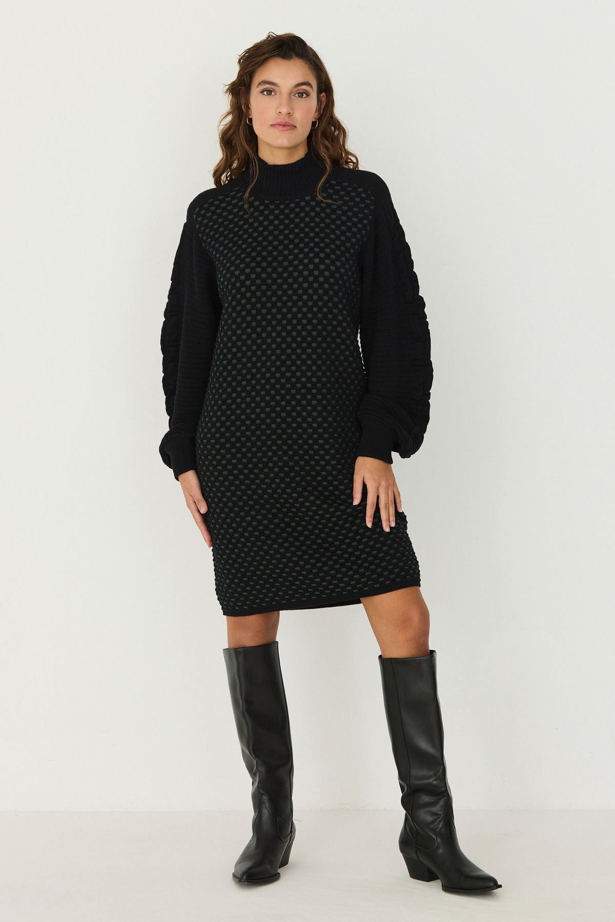 Kaliope GOTS Dress - Dark Green