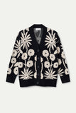 Tofu Jacquard Jacket - Black & White