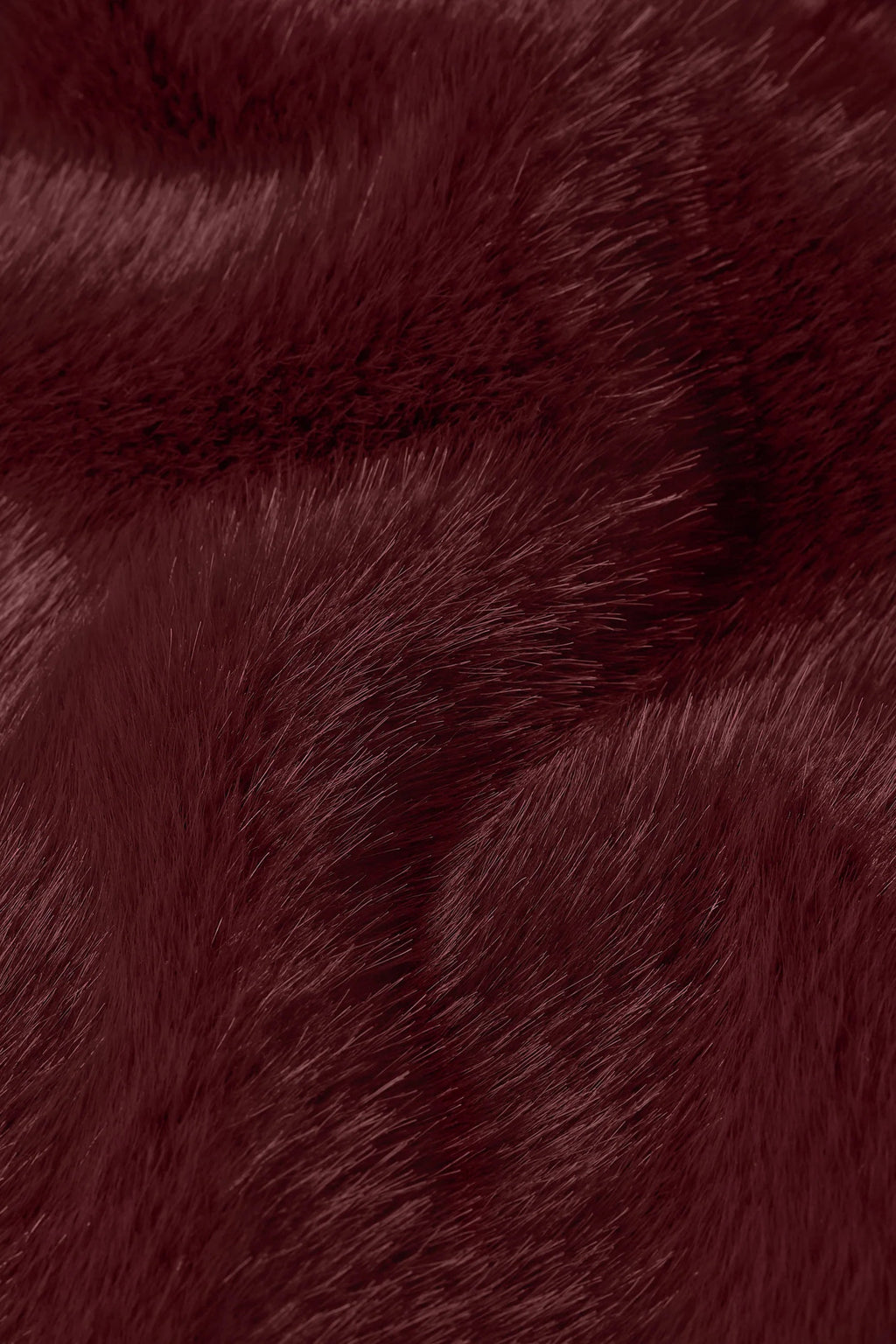 Isla Jacket Silver Fur - Porto Red
