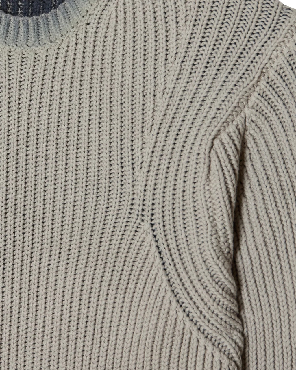Ian Faded Wash Sweater - Grey
