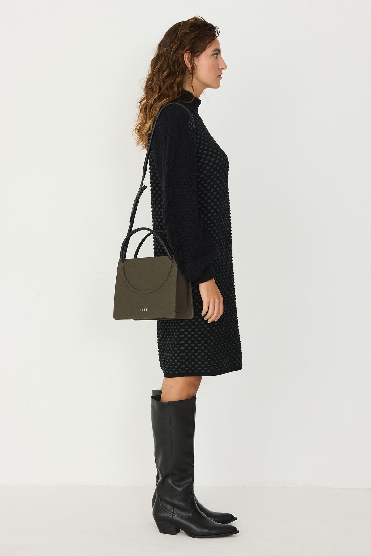 Kaliope GOTS Dress - Dark Green