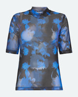Kaysa Mesh T Shirt - French Blue