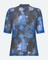 Kaysa Mesh T Shirt - French Blue