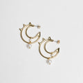 Moons Edge Hoop Earrings